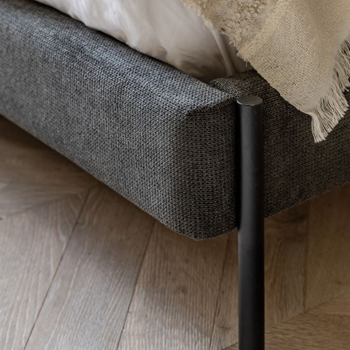 Oslo Bedstead King Warm Grey