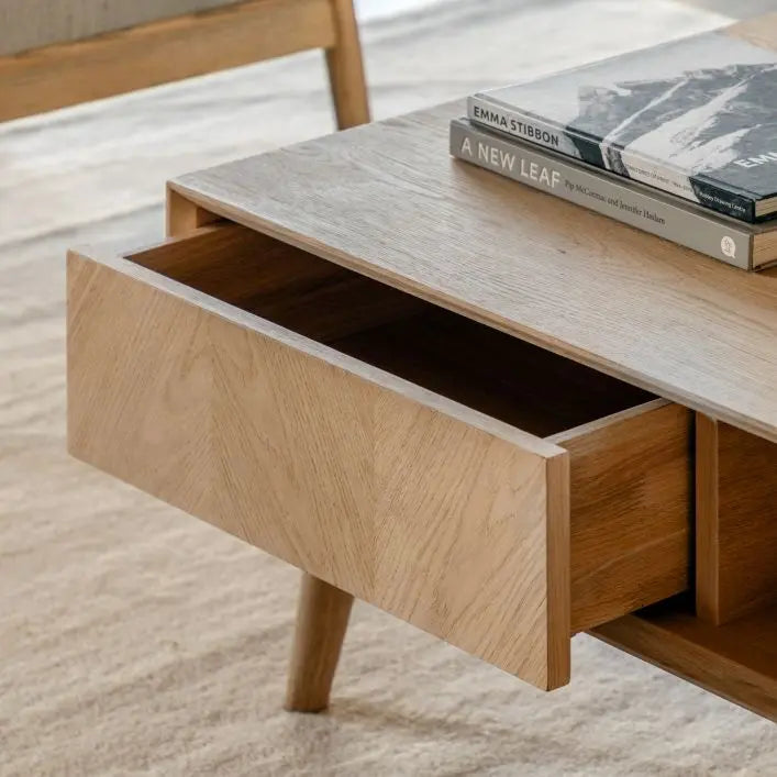 Milano 2 Drawer Coffee Table