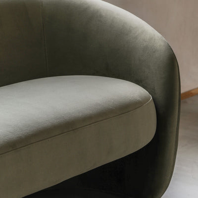 Curvo Sofa Moss Green