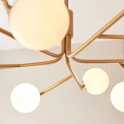 Aaron 10 Pendant Light Brushed Aged Brass