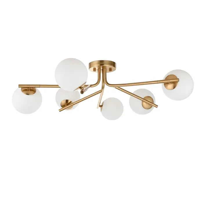 Aaron Ceiling Light Brushed Aged Brass