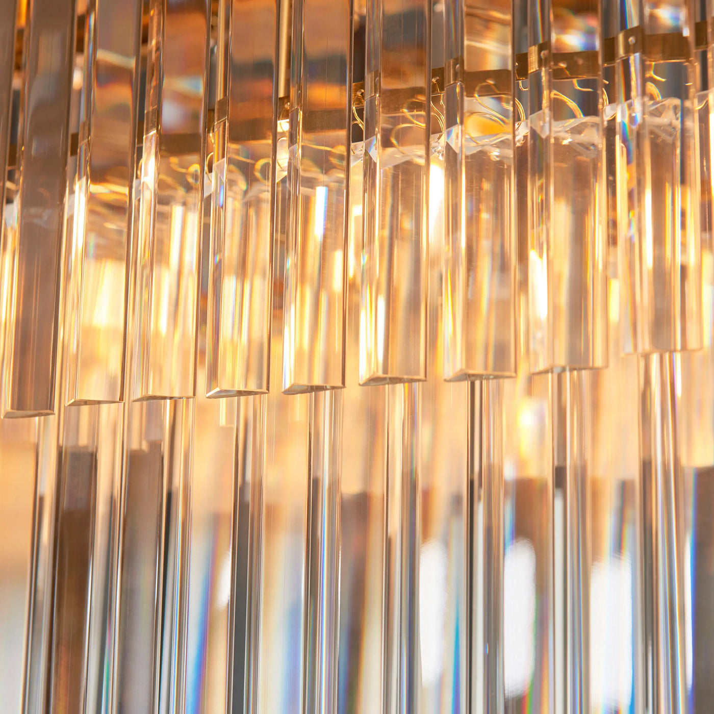 Conaston 4 Bar Pendant Light Brushed Aged Brass