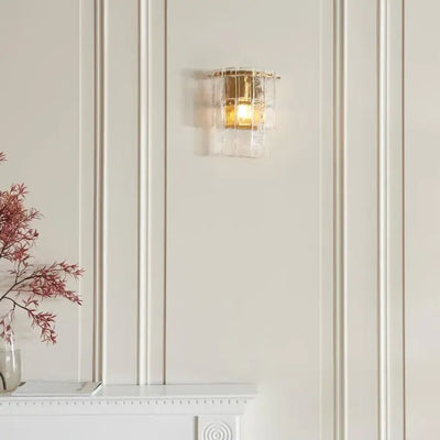 Karine Wall Light Brushed Aged Brass