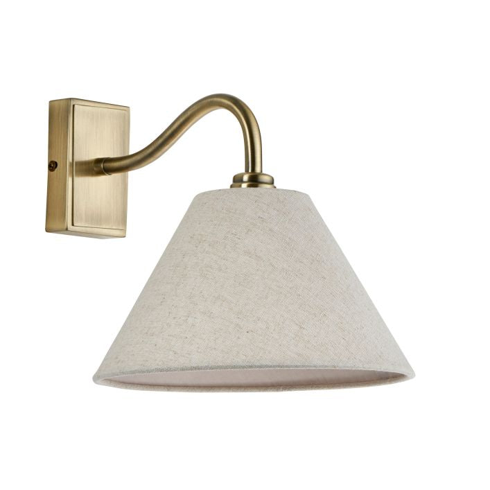Knole Wall Light-Antique Brass