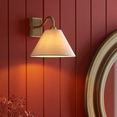 Knole Wall Light-Antique Brass