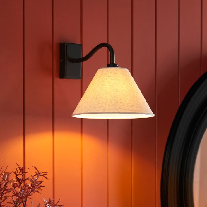 Knole Wall Light-Black