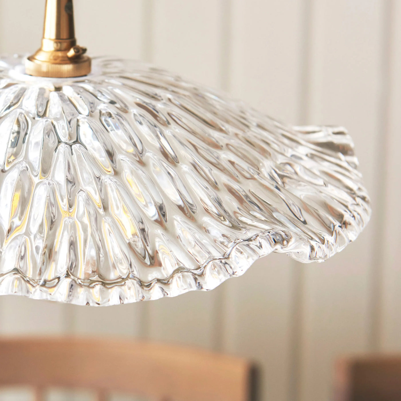 Orchid 1 Pendant Light Clear glass