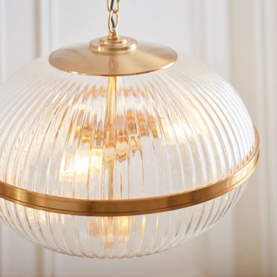 Somerset 3 Pendant Light Vintage Brass