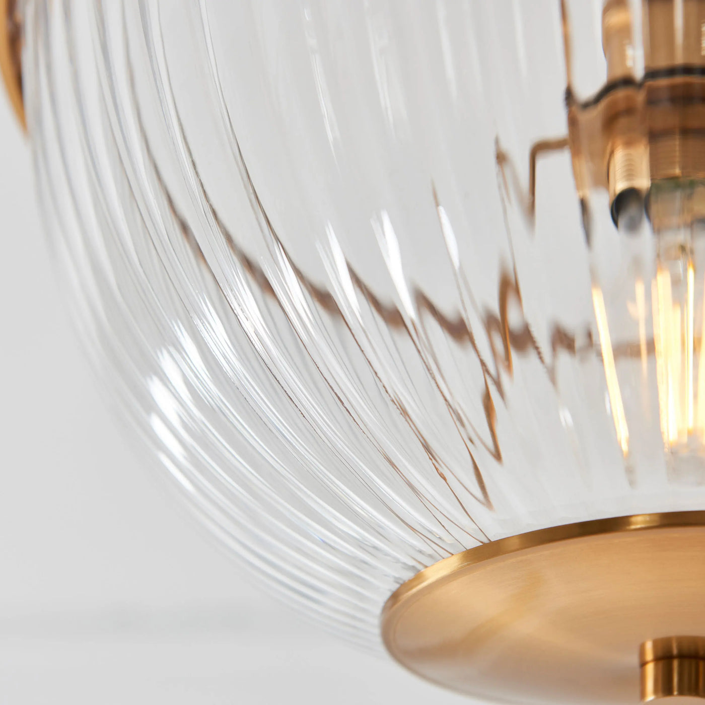 Somerset Bowl Ceiling Light Vintage Brass