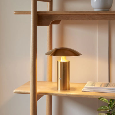 Sunset Rechargeable Table Lamp Brushed Gold