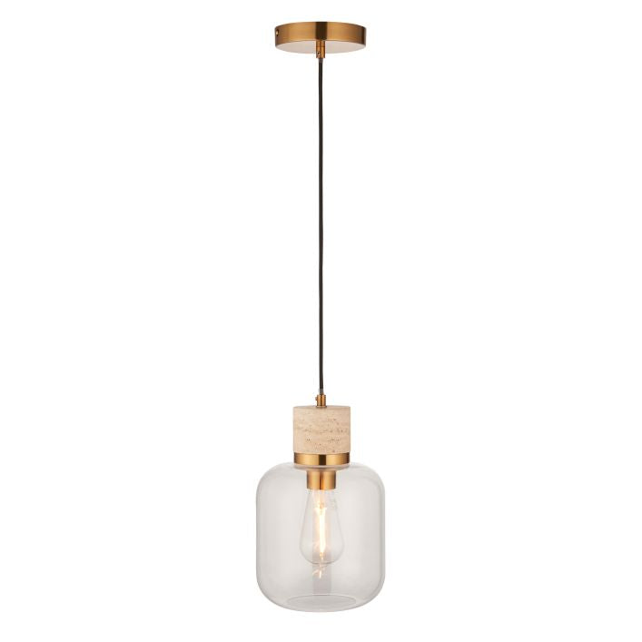 Travi Pendant Light Travertine
