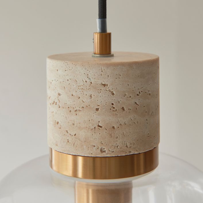 Travi Pendant Light Travertine