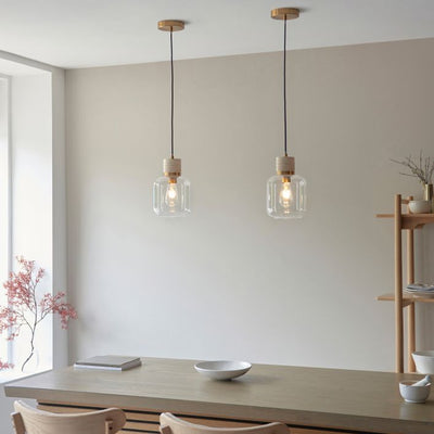 Travi Pendant Light Travertine