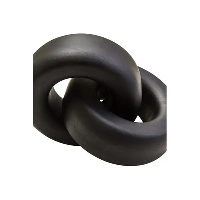 Cato Black Wood Knot Decor