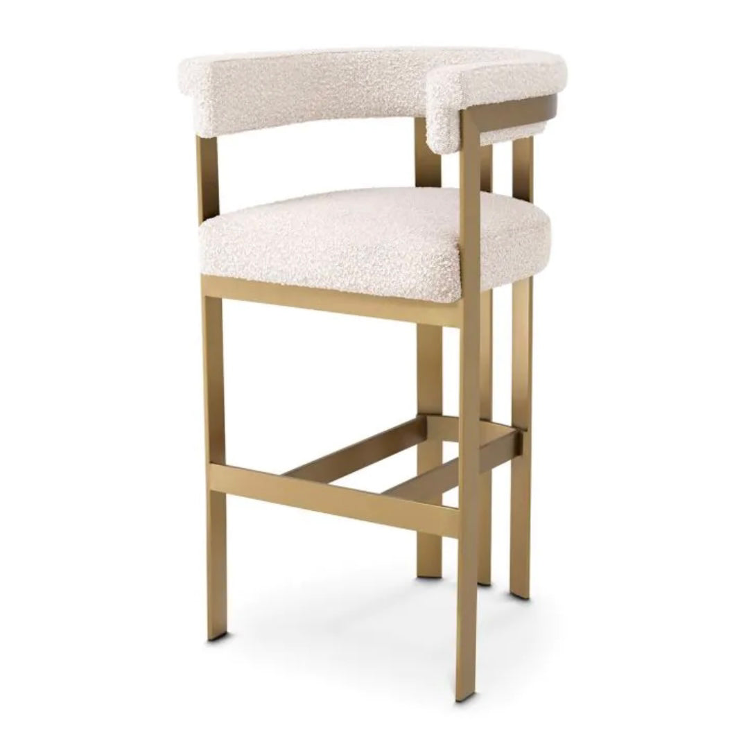 EICHHOLTZ Bar Stool Clubhouse-Cream