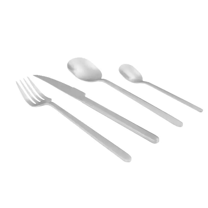 Amy 16 Piece Cutlery Set-Silver