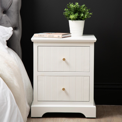 London 2 Drawer Bedside Table