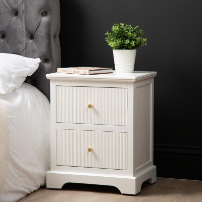 London 2 Drawer Bedside Table