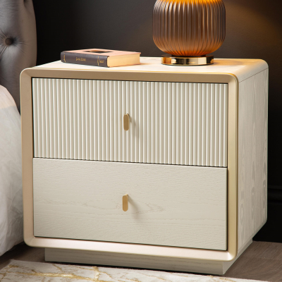 Amie 2 Drawer Bedside Table