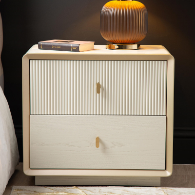 Amie 2 Drawer Bedside Table