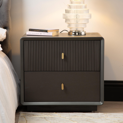 Lucie 2 Drawer Bedside Table