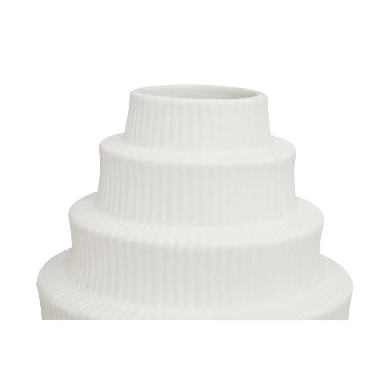 Fabia White Vase-2 Sizes Available