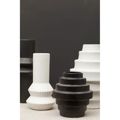 Fabia White Vase-2 Sizes Available