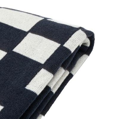 Lohko Knitted Throw-Ink