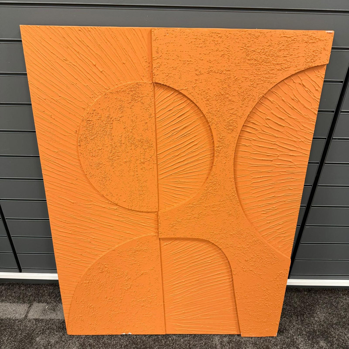 Ex Display Orange Abstract Canvas