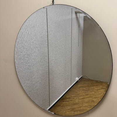 Ex Display 80cm Round Frameless Mirror