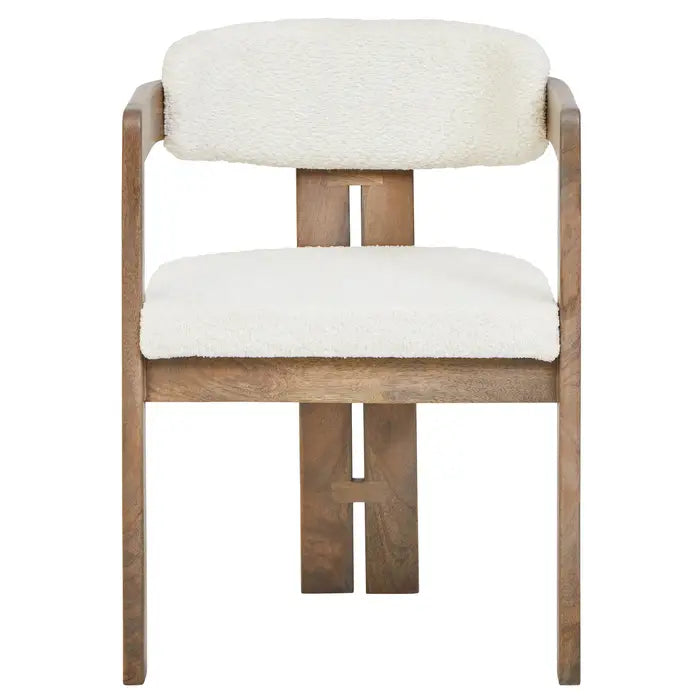 Tides & Co Design Studio Torello Grey Mango Wood Chair