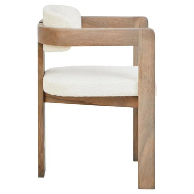 Tides & Co Design Studio Torello Grey Mango Wood Chair