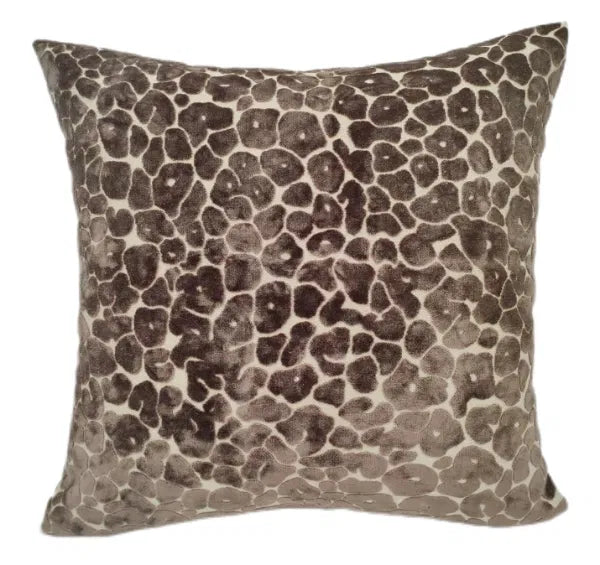 Malini Paul Moneypenny Spot On Chocolate Velvet Cushions