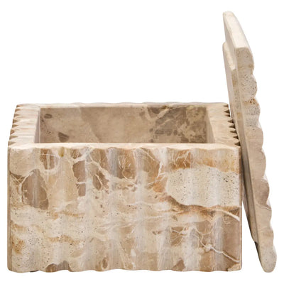 Tides Design Santino Square Chocolate Marble Box