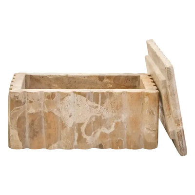 Tides Design Santino Rectangular Chocolate Marble Box