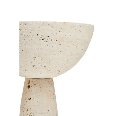 Tides Design Tibor Travertine Pedestal Bowl