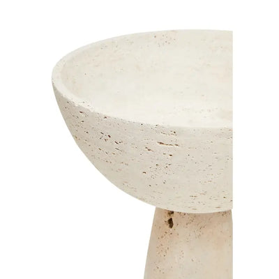 Tides Design Tibor Travertine Pedestal Bowl