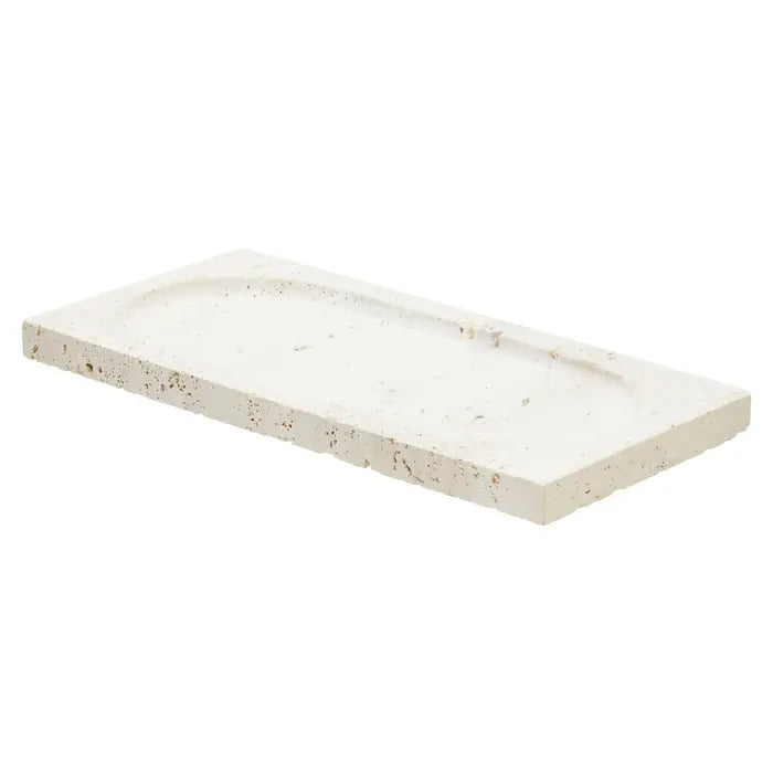 Tides Design Tibor Travertine Rectangular Decorative Tray