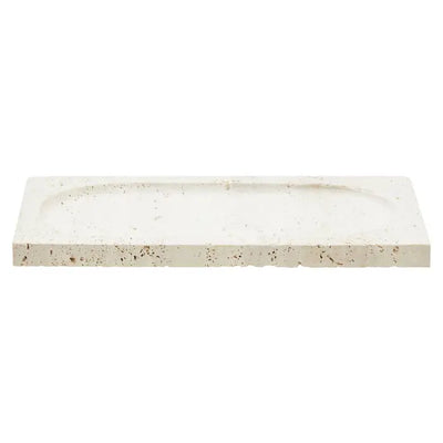 Tides Design Tibor Travertine Rectangular Decorative Tray