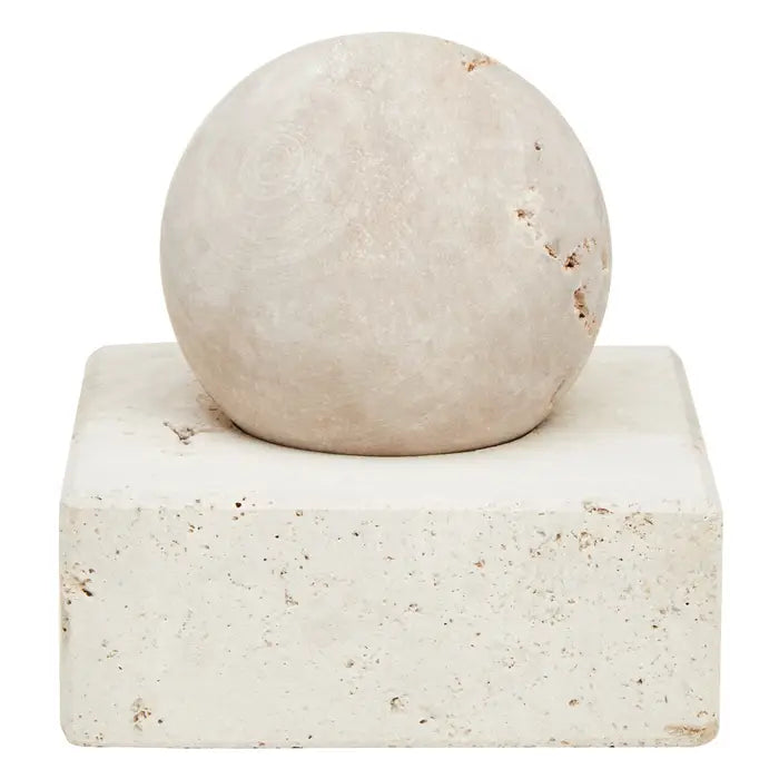 Tides Design Tibor Travertine Sculpture