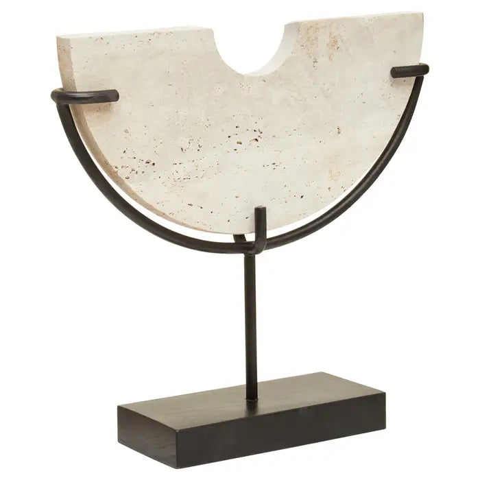 Tides Design Tibor Travertine Small Sculpture