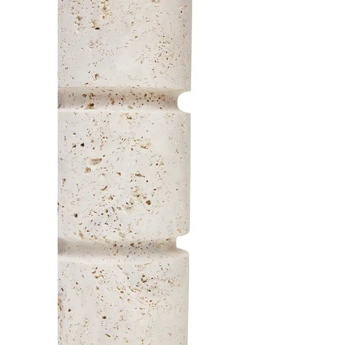 Tides Design Tibor Travertine Candle Holders 2 Sizes Available