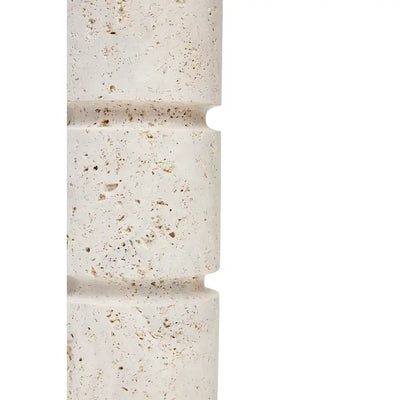 Tides Design Tibor Travertine Candle Holders 2 Sizes Available