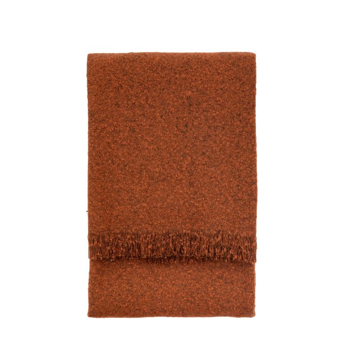 Melange Acrylic Throw Rust