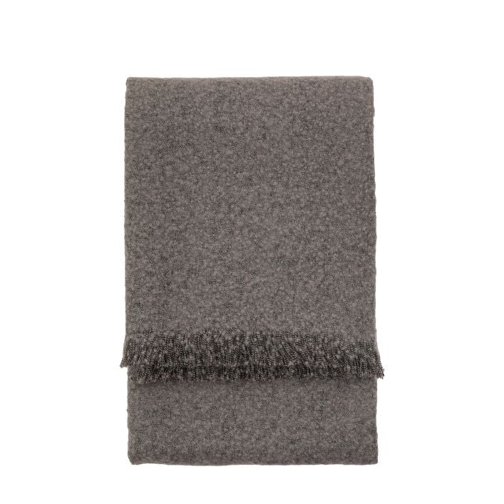 Melange Acrylic Throw Grey