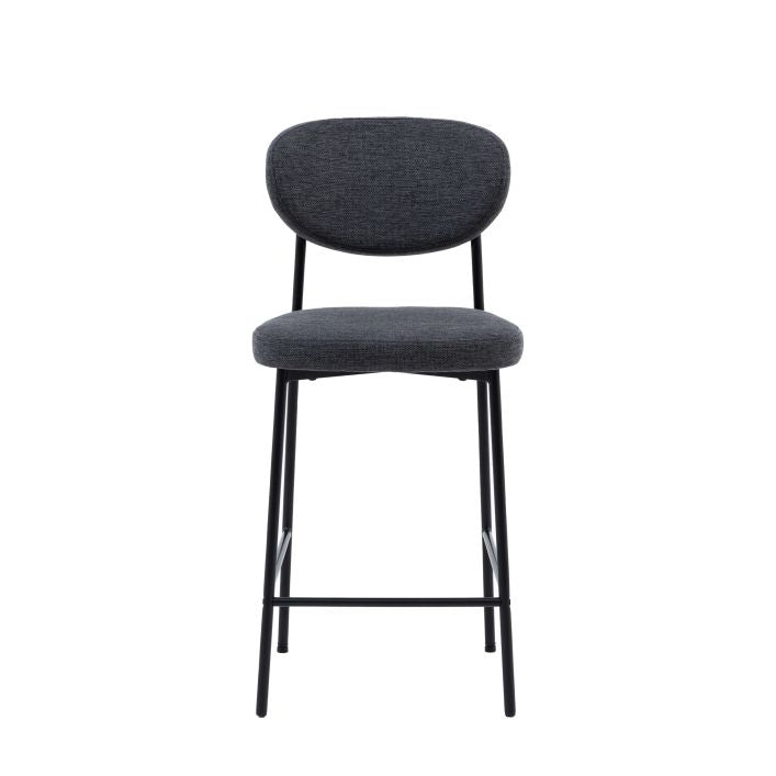 Pair of Oppo Stools Charcoal