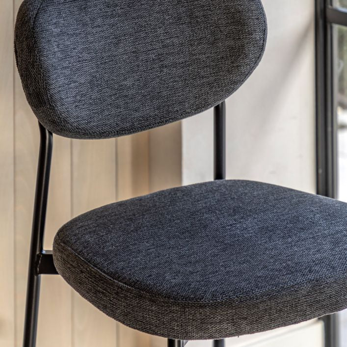 Pair of Oppo Stools Charcoal