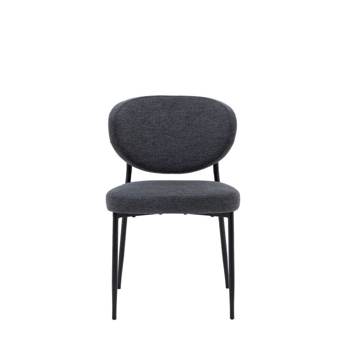 Pair Oppo Dining Chair Charcoal