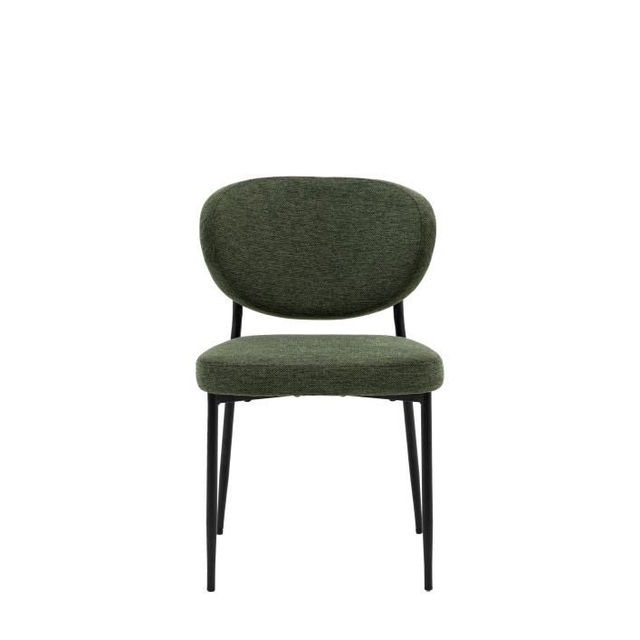 Pair Oppo Dining Chair Green