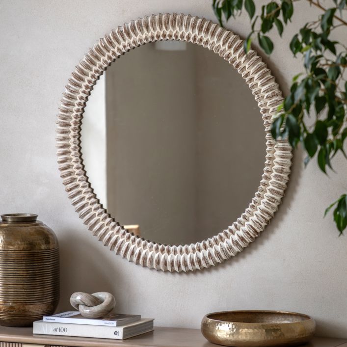 Pimlico Round Mirror (2 colours available)